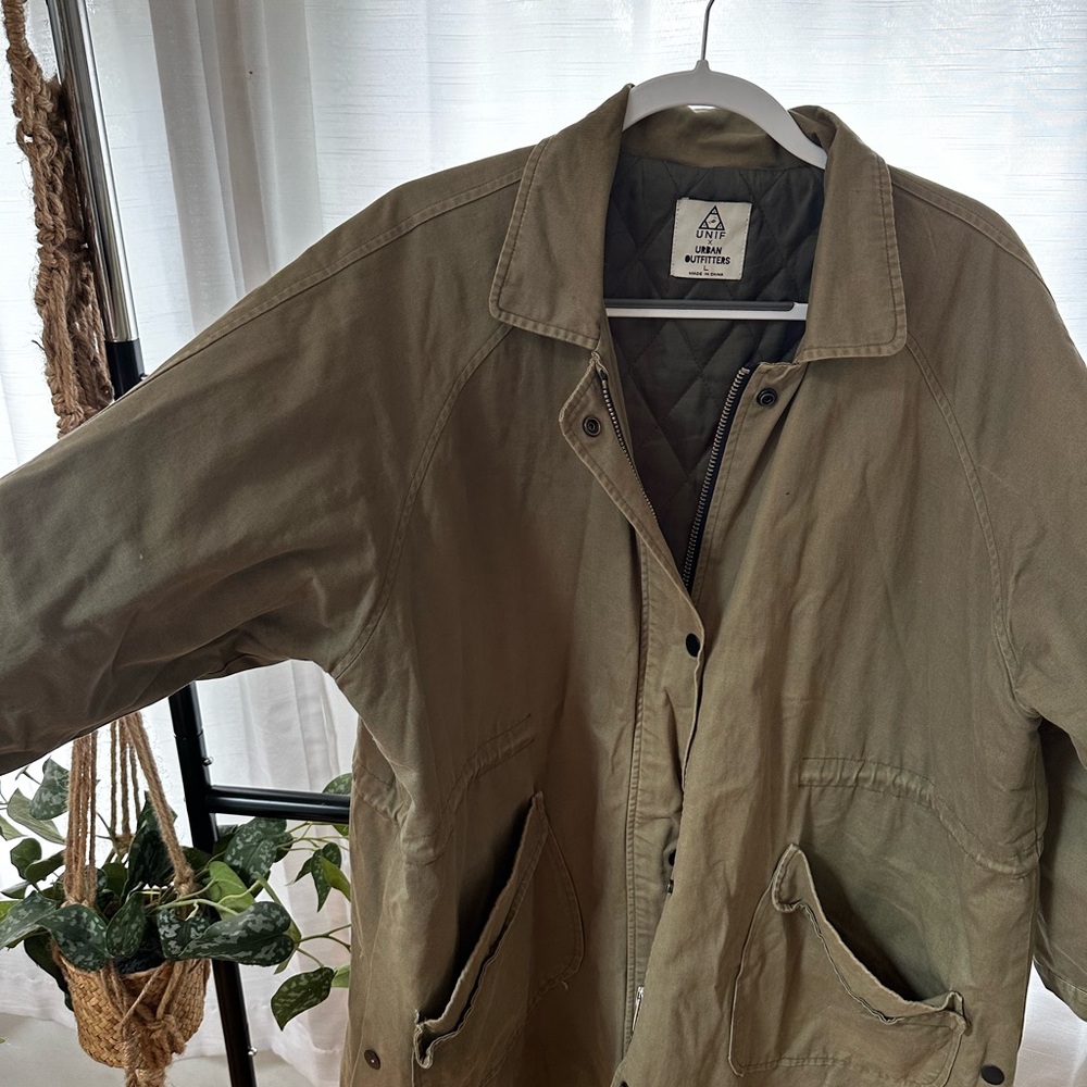 Urban Outfitters Khaki Utility Jacket - Picture 2 of 4